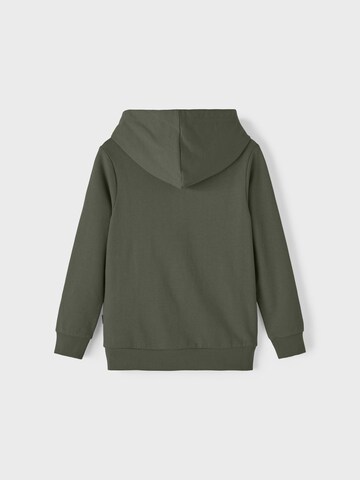 NAME IT - Sudadera con cremallera en verde