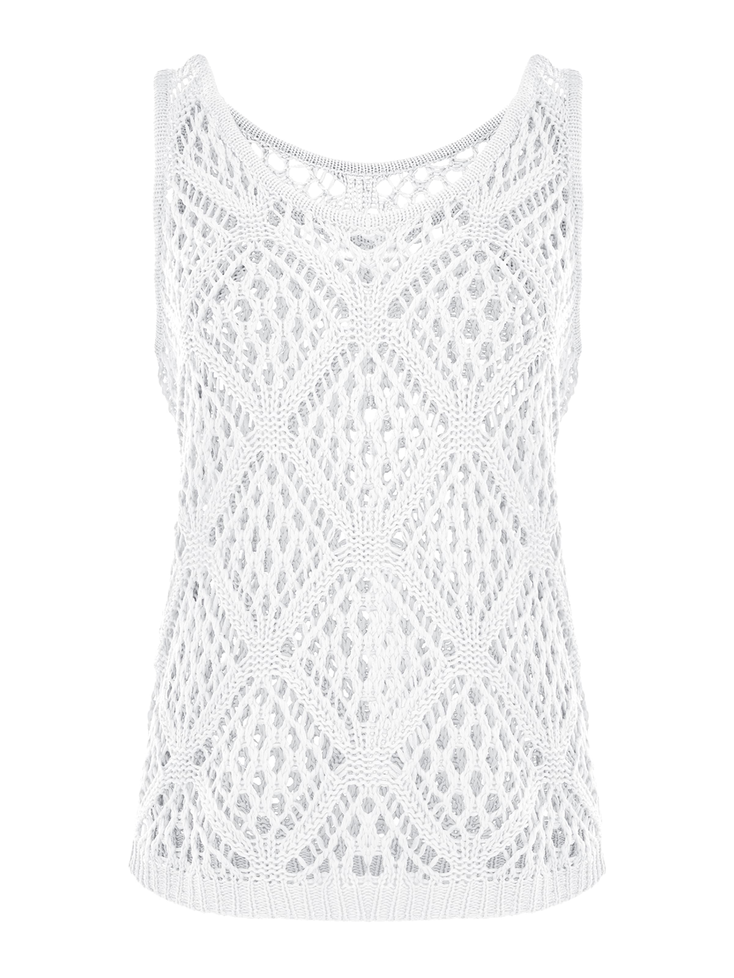 Tops en tricot Imily Bela en blanc : devant
