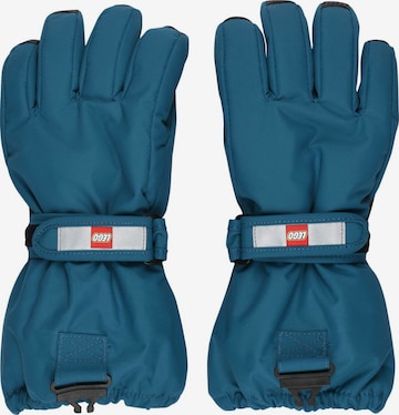 LEGO® kidswear Athletic Gloves 'LWATLIN 700' in Blue: front