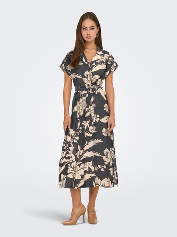 Robe-chemise 'JDYTroya' JDY en beige : devant