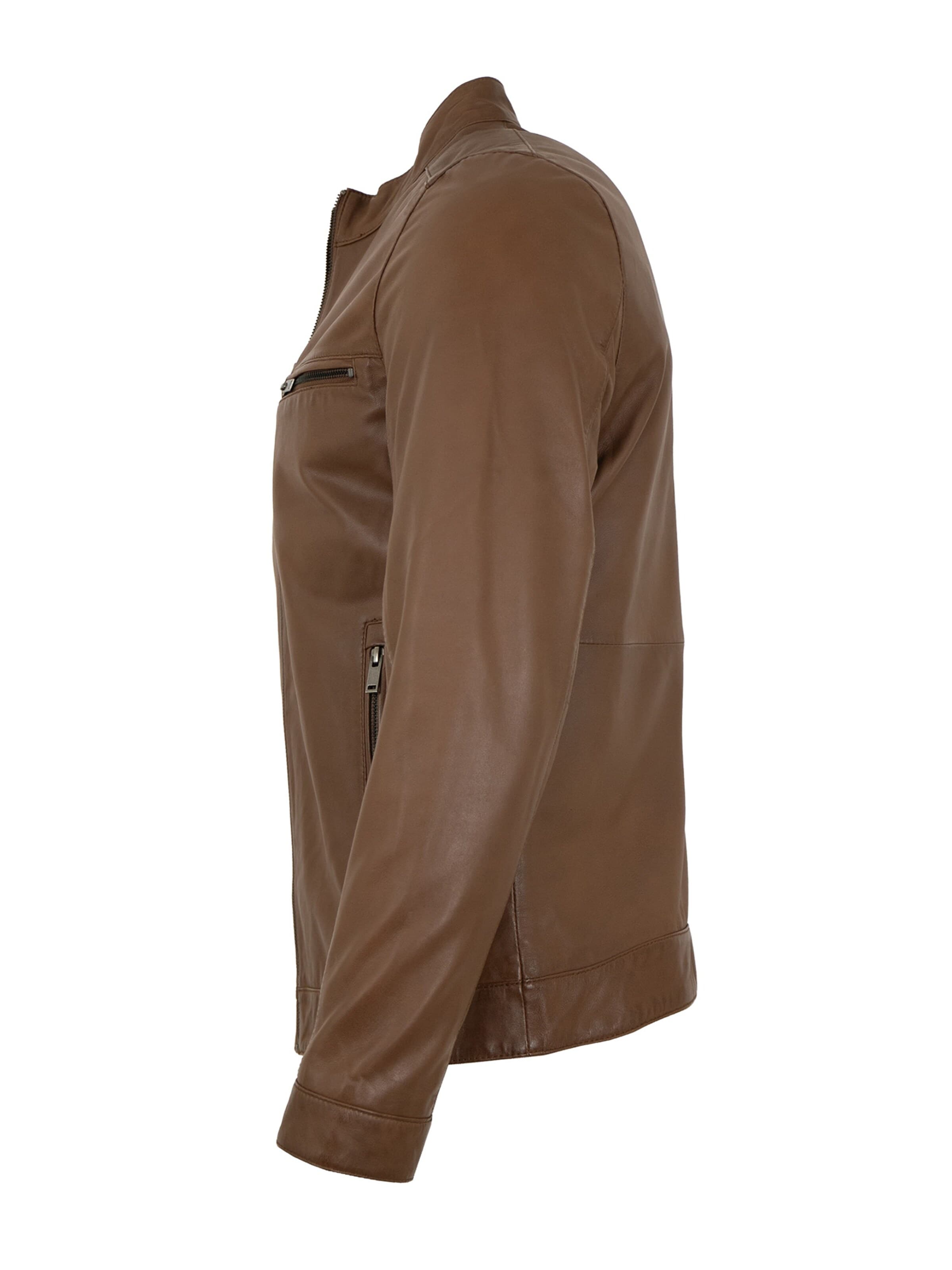 EXZ By Existenz Between-Season Jacket 'Bentley' in Brown