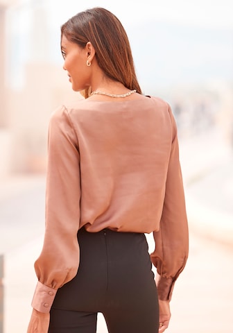 LASCANA Blouse in Brown