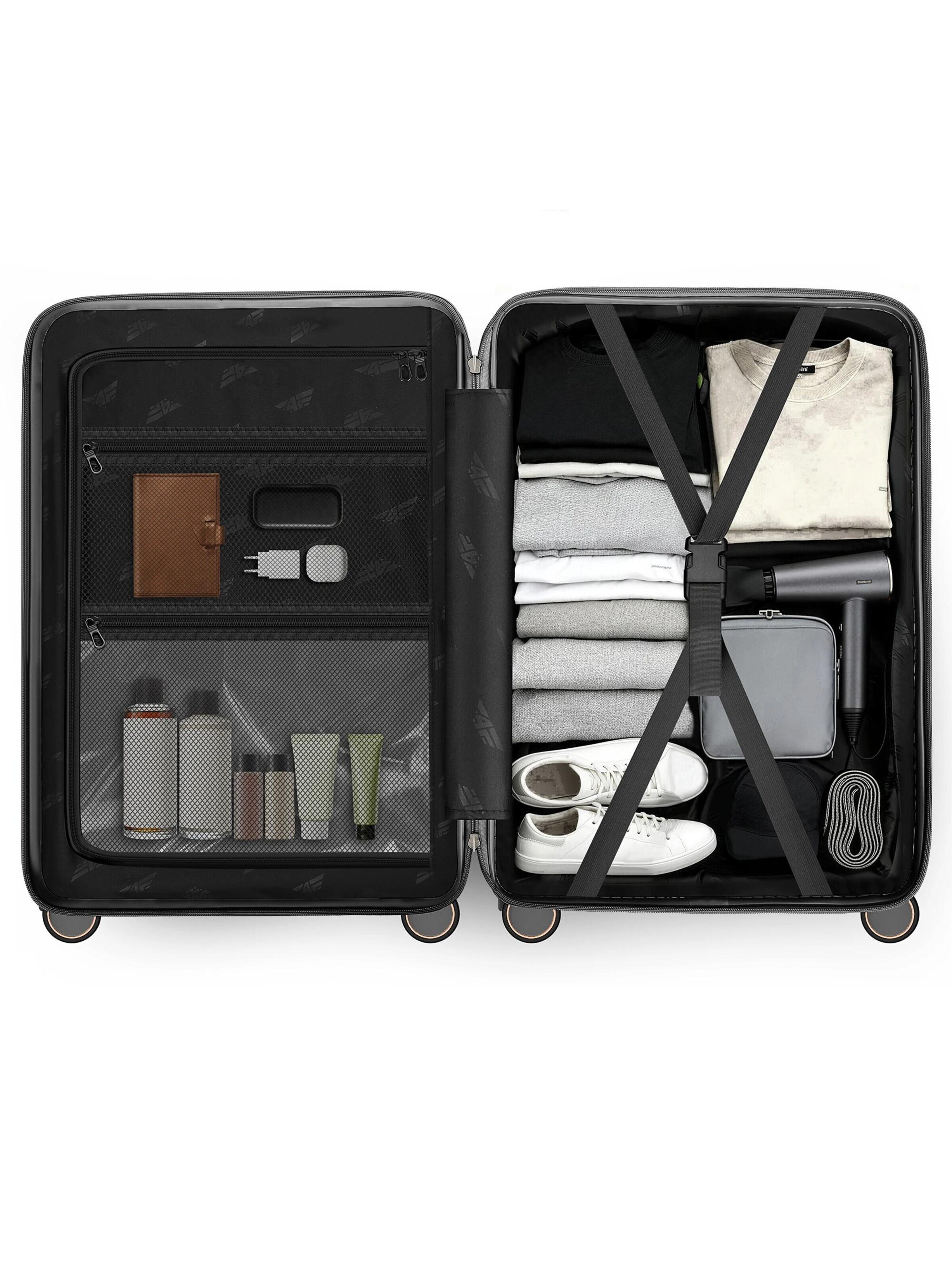 4FLY Suitcase Set in Grey