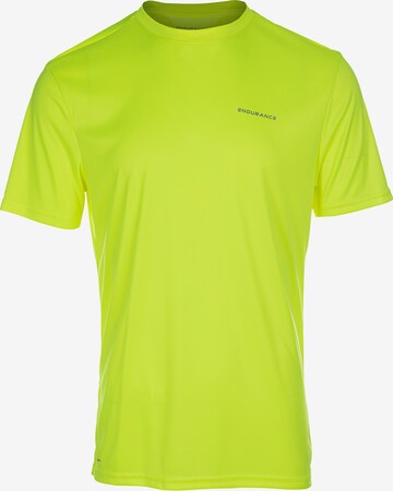 ENDURANCE Performance Shirt 'Dipose' in Yellow: front