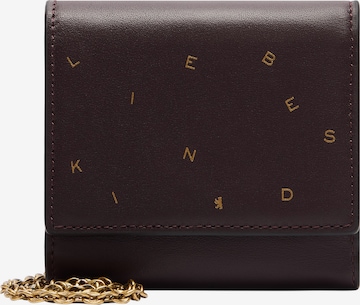 Liebeskind Berlin Portemonnee in Lila: voorkant