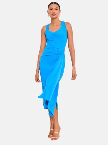Robe de cocktail Lipsy en bleu : devant