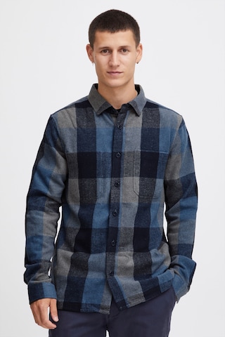 INDICODE JEANS Regular fit Overhemd 'Valmer' in Blauw: voorkant