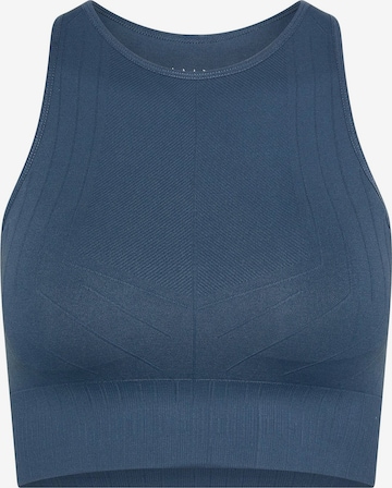Born Living Yoga Top 'Nawal' in Blauw: voorkant