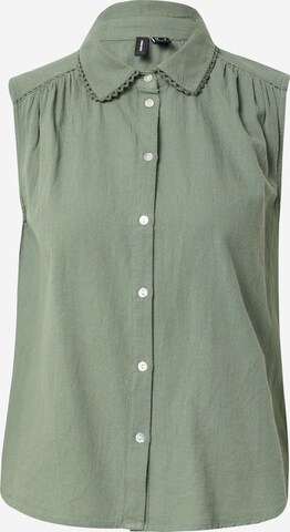 VERO MODA Blouse in Groen: voorkant