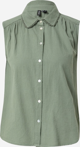 Camicia da donna di VERO MODA in verde: frontale