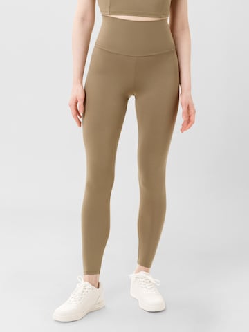 Les Lunes Skinny Leggings 'Cleo' in Groen: voorkant
