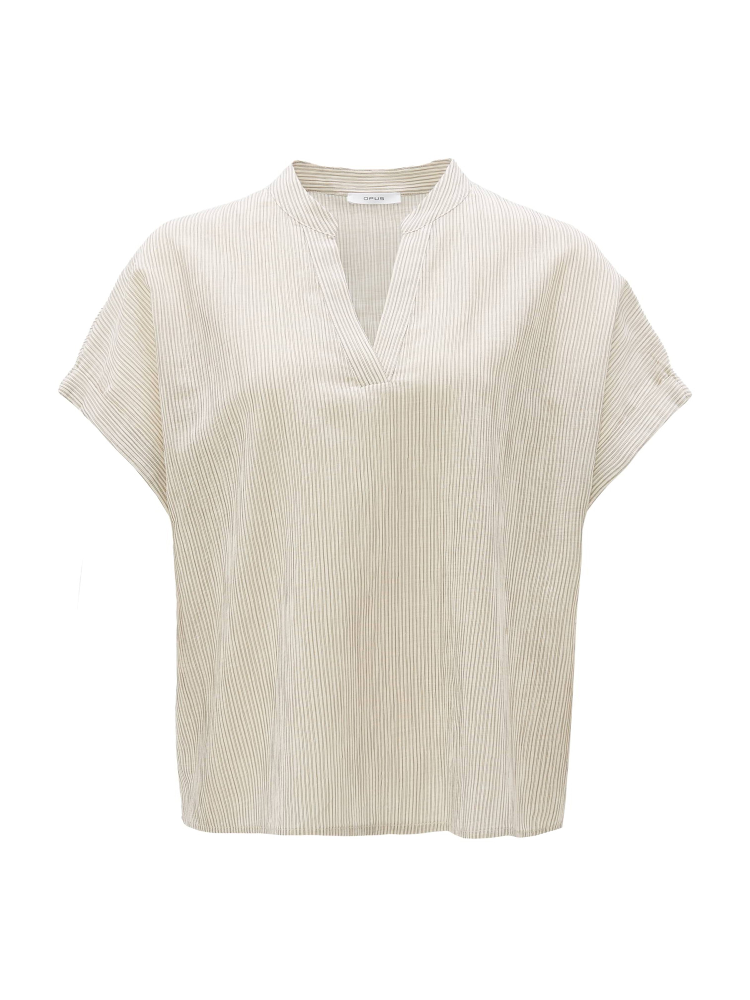 OPUS Blouse 'Flandra' in Beige: voorkant