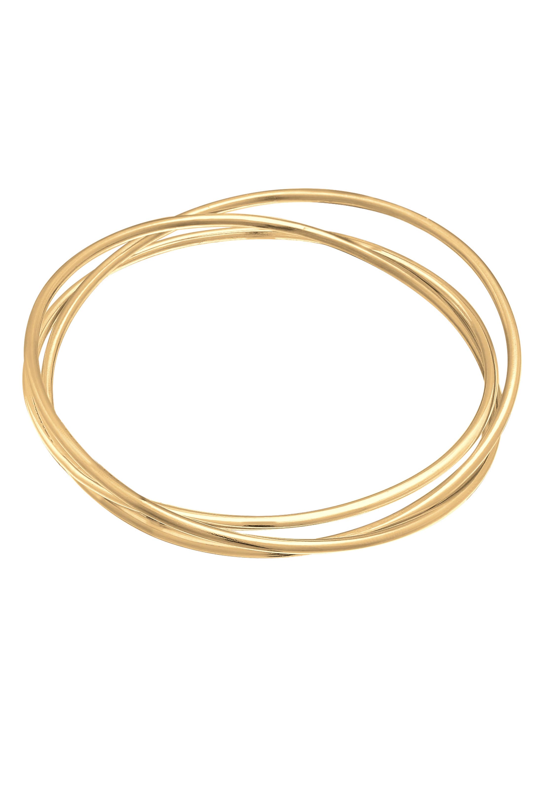 zelts ELLI PREMIUM Rokassprādze 'Trio'