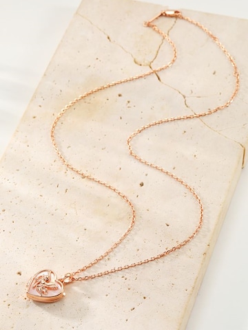 Hey Happiness - Cadena 'Cupid Heart Locket' en oro