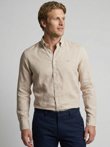 McGREGOR Regular fit Button Up Shirt in Beige: front