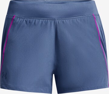 UNDER ARMOUR Regular Workout Pants 'Qualifier SP' in Blue: front