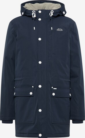 ICEBOUND Winter Parka in Blue: front