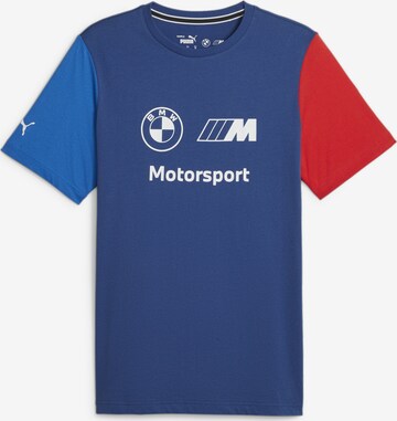 T-Shirt 'BMW' PUMA en bleu : devant