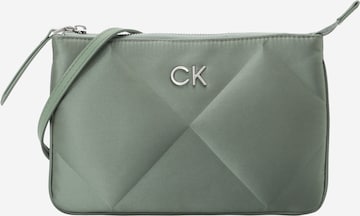 Calvin Klein - Mala de ombro em azul: frente