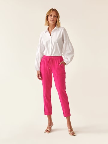 TATUUM Regular Trousers 'Sumiko' in Pink
