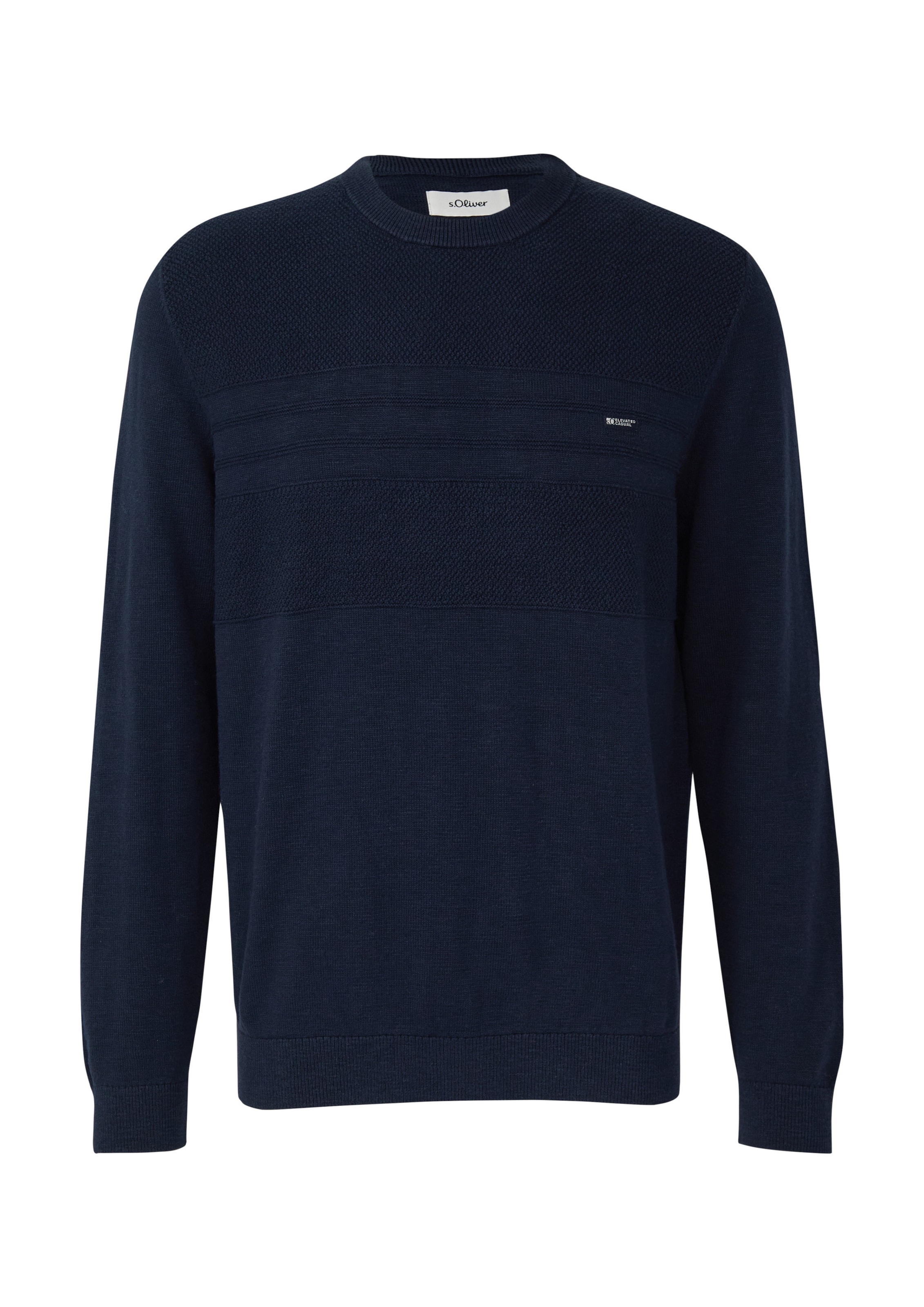 s.Oliver Pullover in Blau: Vorderseite