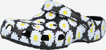 Saboţi 'Vacay Vibes' de la Crocs pe negru: față