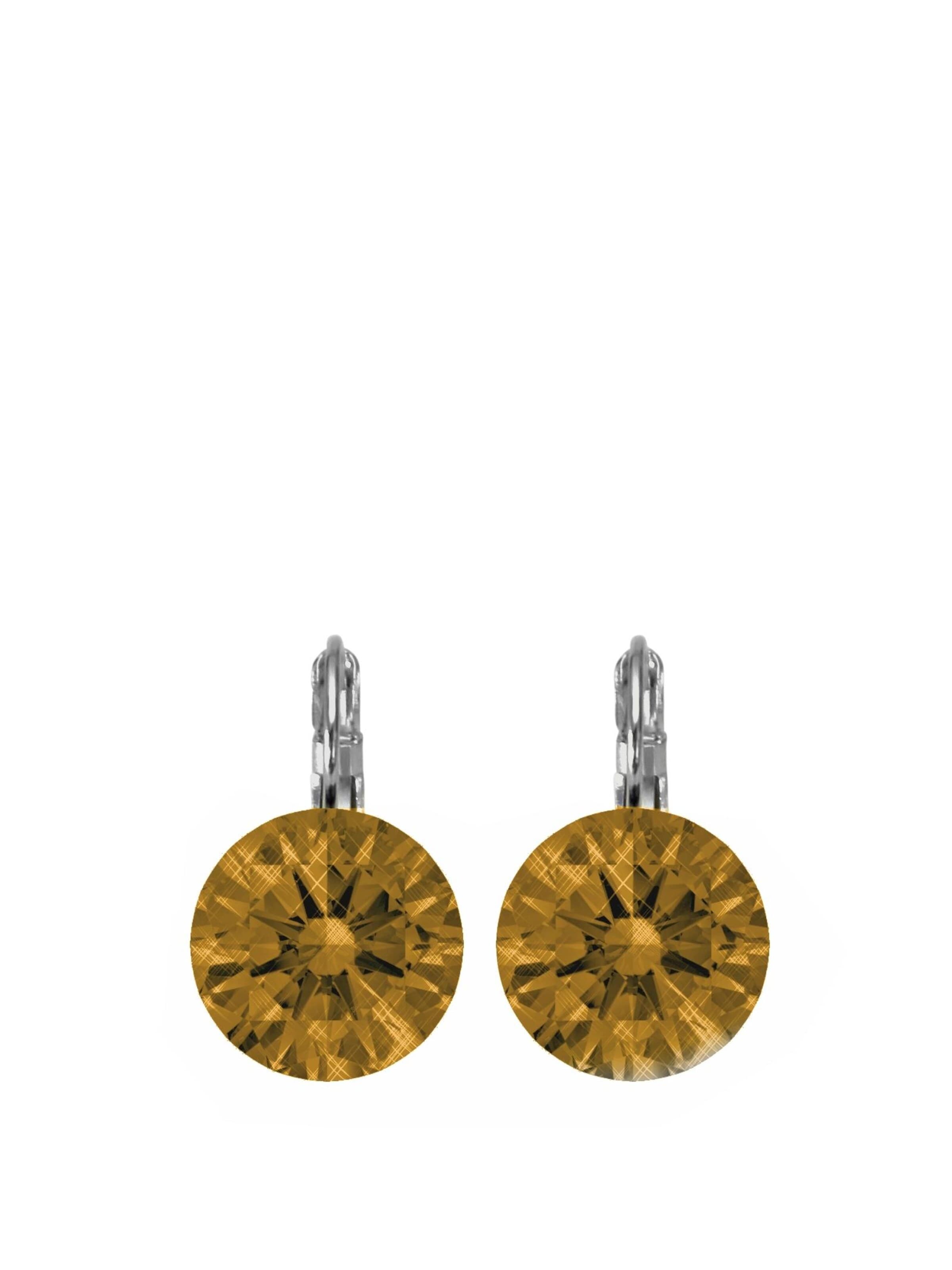 COLLEZIONE ALESSANDRO Earrings 'München' in Red: front