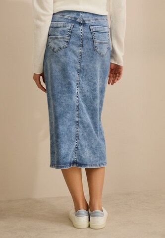 CECIL Maxi Jeansrock in Blau