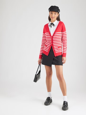19V69 ITALIA Knit Cardigan 'Fulvia' in Red