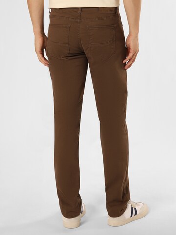BRAX Regular Trousers 'Cadiz' in Brown