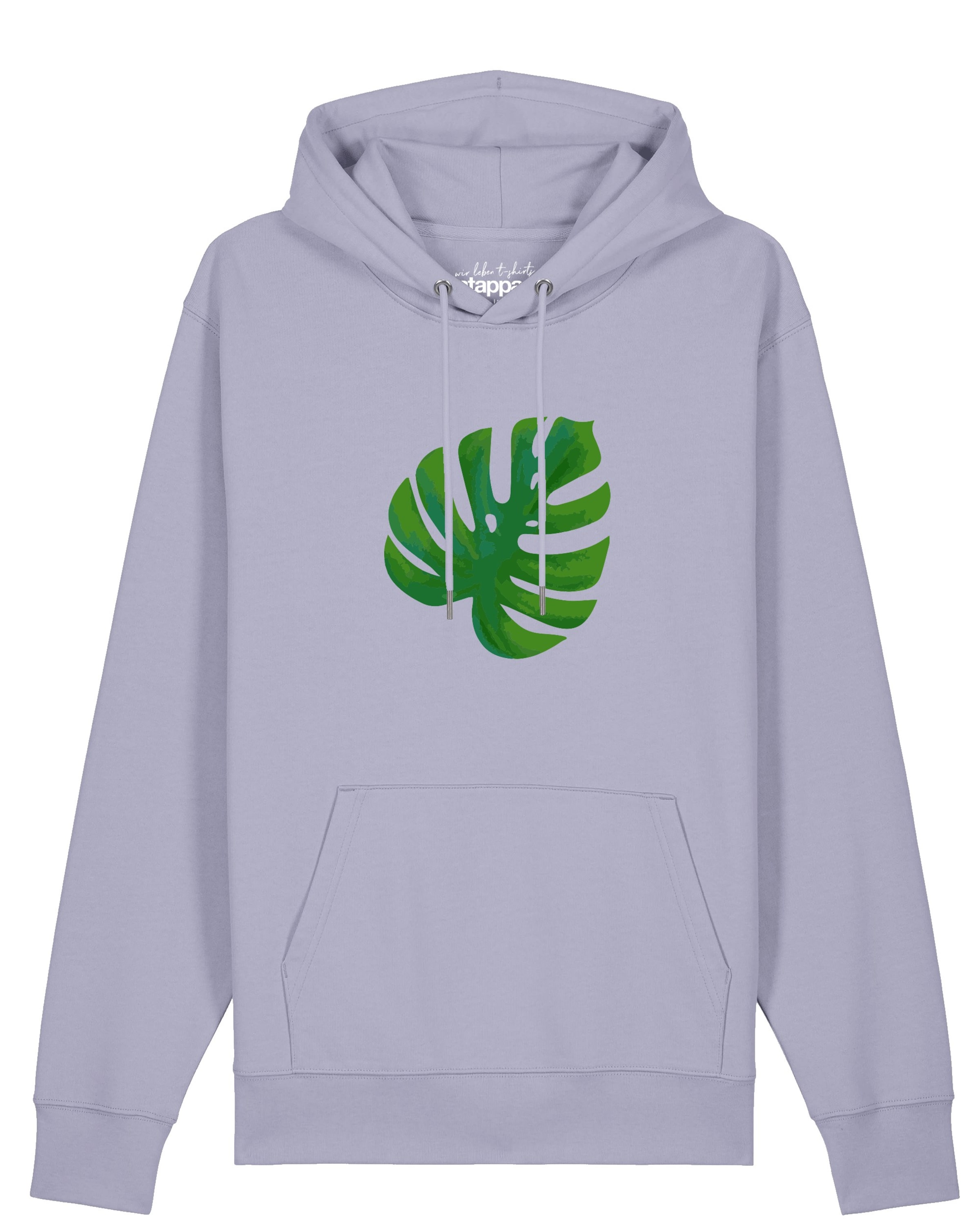 Pull-over 'Monstera 2.0' Watapparel en violet : devant