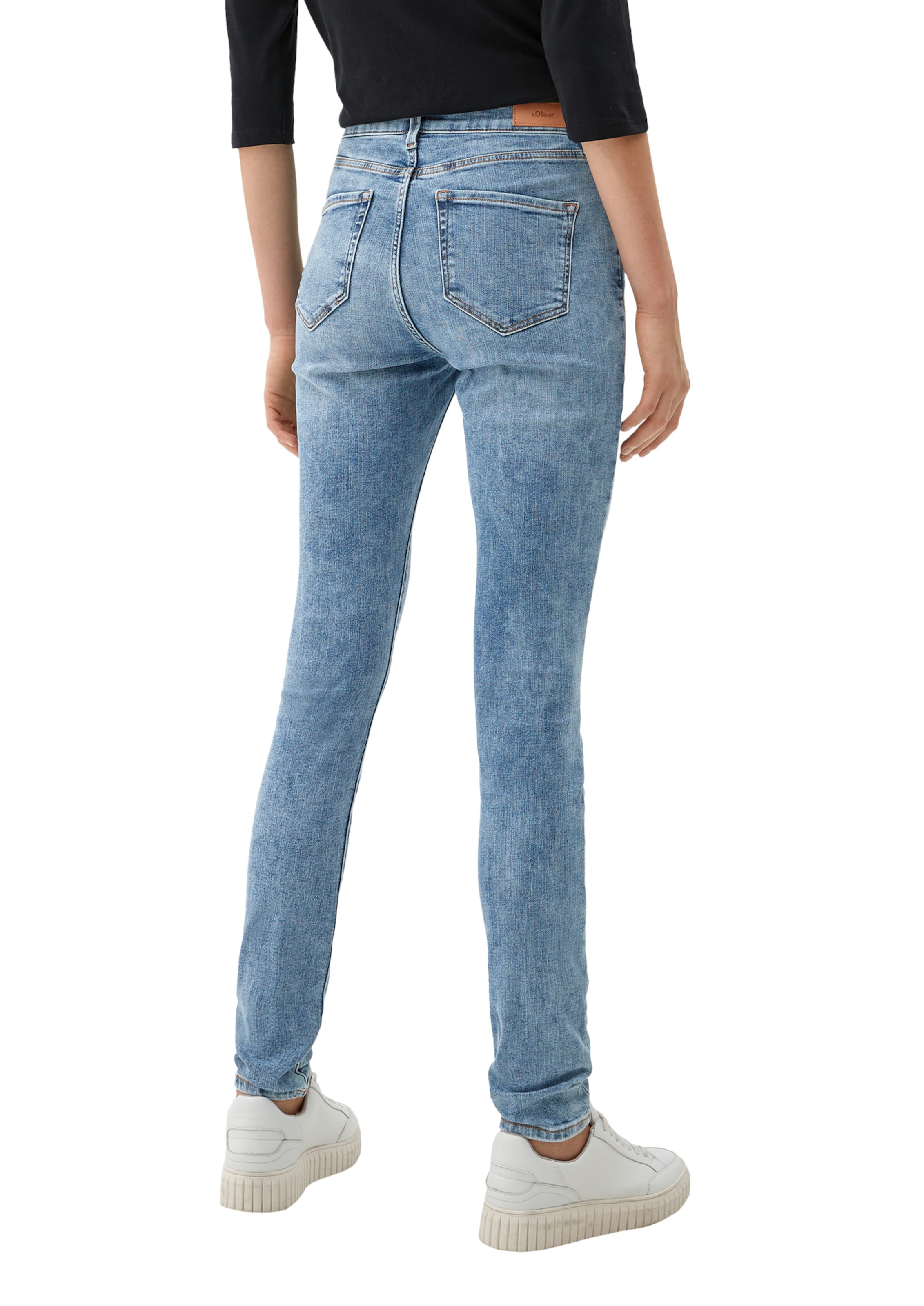 s.Oliver Skinny Jeans in Blau