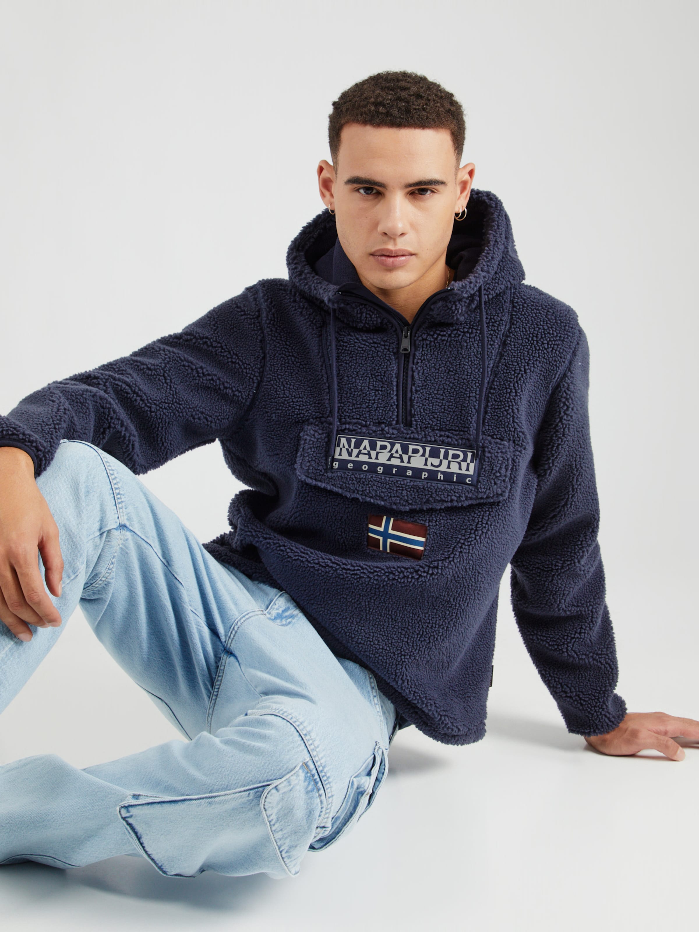 Napapijri teddy hoodie sale
