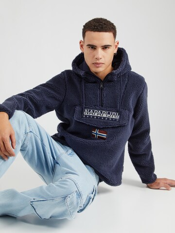 NAPAPIJRI Sweater 'T-BURGEE' in Blue: front