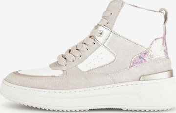 GABOR High-Top Sneakers in Beige: front