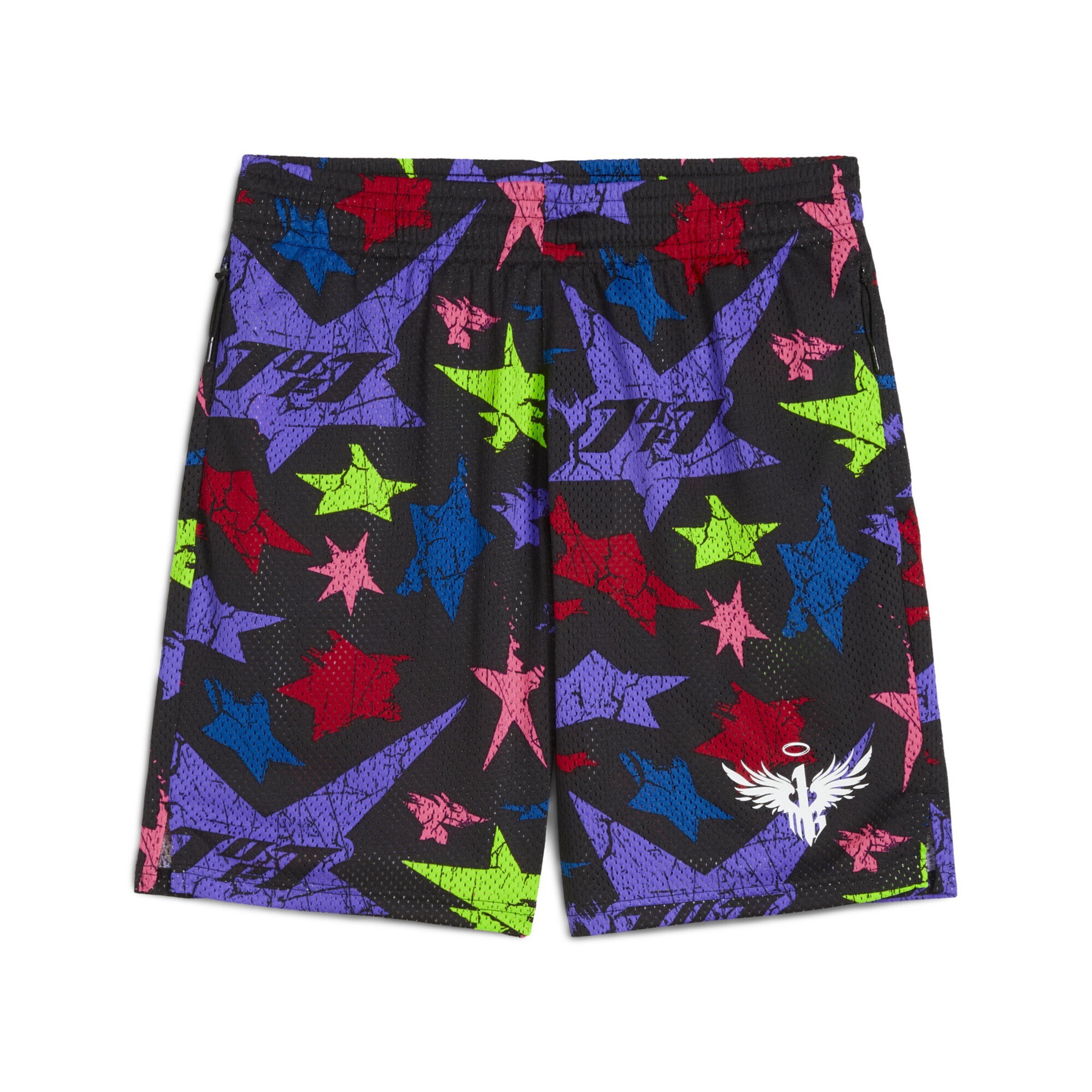 PUMA Regular Sports trousers 'LaMelo Star Vision' in Black: front