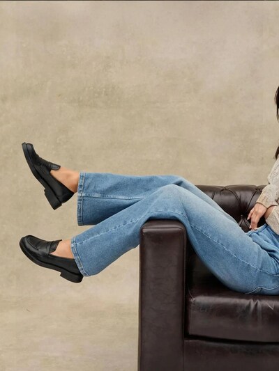 Hiccup Jeans in blue denim, Produktansicht