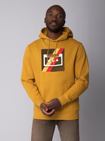 Sweat-shirt ' Kassette ' Watapparel en jaune : devant