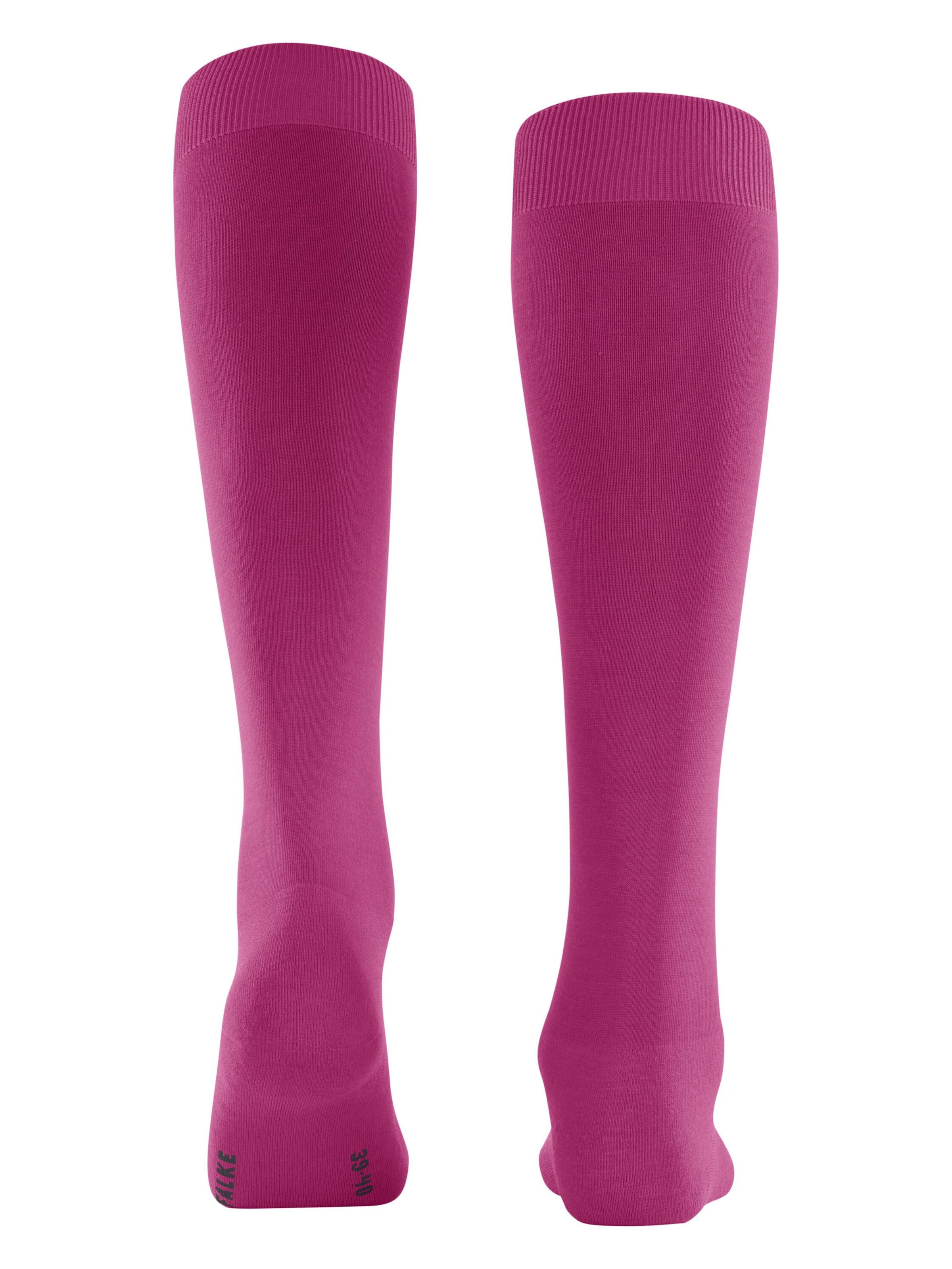 FALKE Knee High Socks 'ClimaWool' in Purple