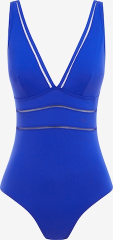 SEA LEVEL Swimsuit 'Essentials Edit' in Blue: front