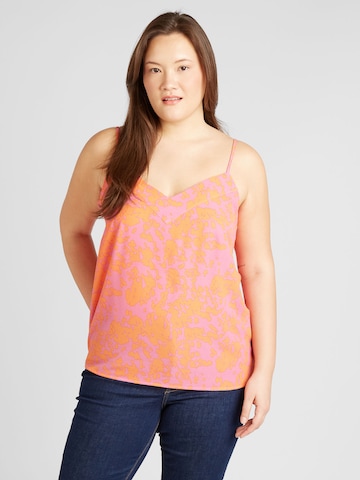 ONLY Carmakoma Top 'LUX' in Pink: front