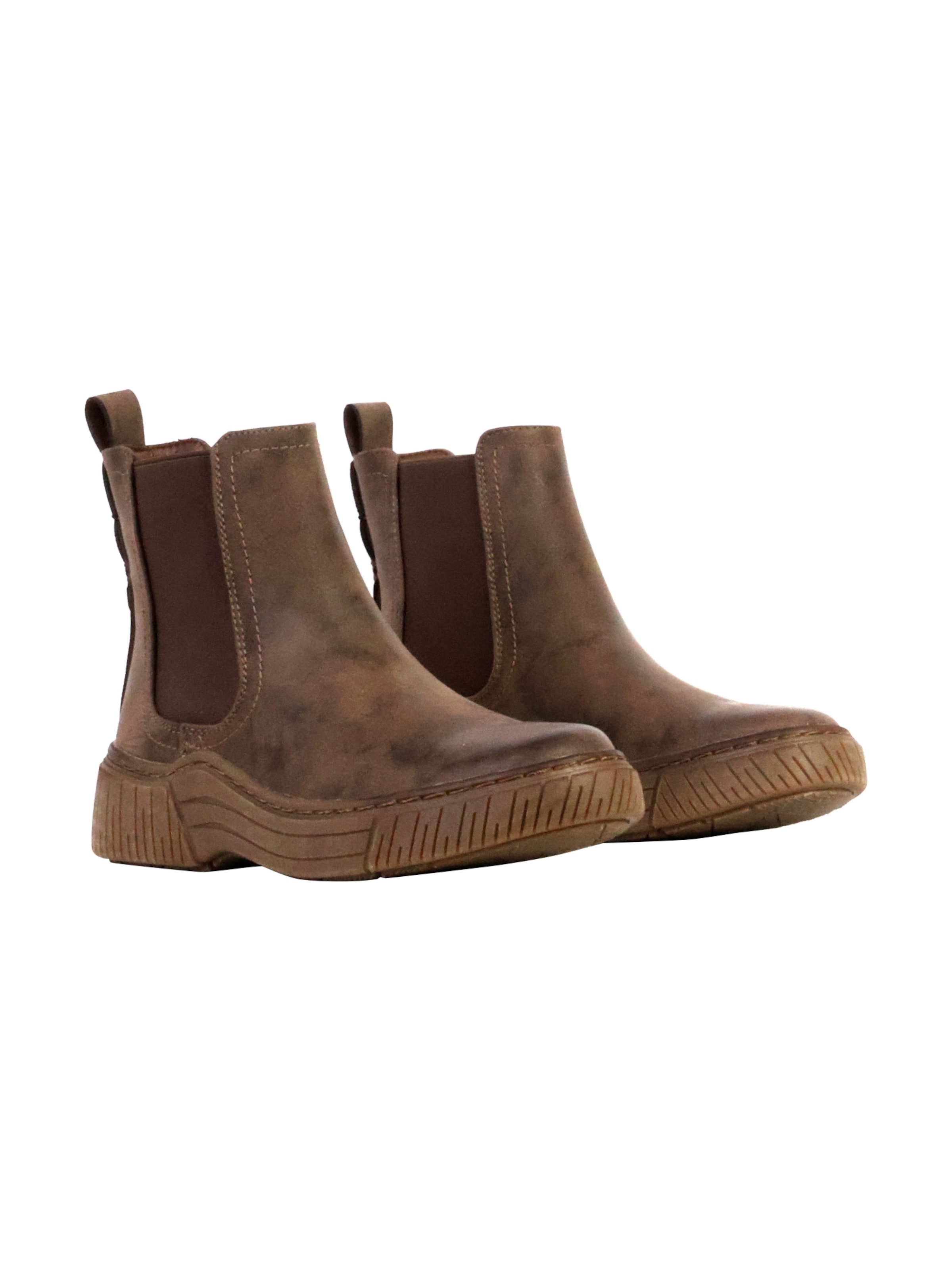 Super Mode Booties 'Stiefelette mit Gummizug' in Brown