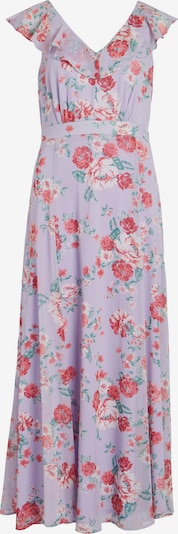 Rochie 'RILLA' VILA pe verde jad / mov pastel / rosé / roșu cranberry, Vizualizare produs