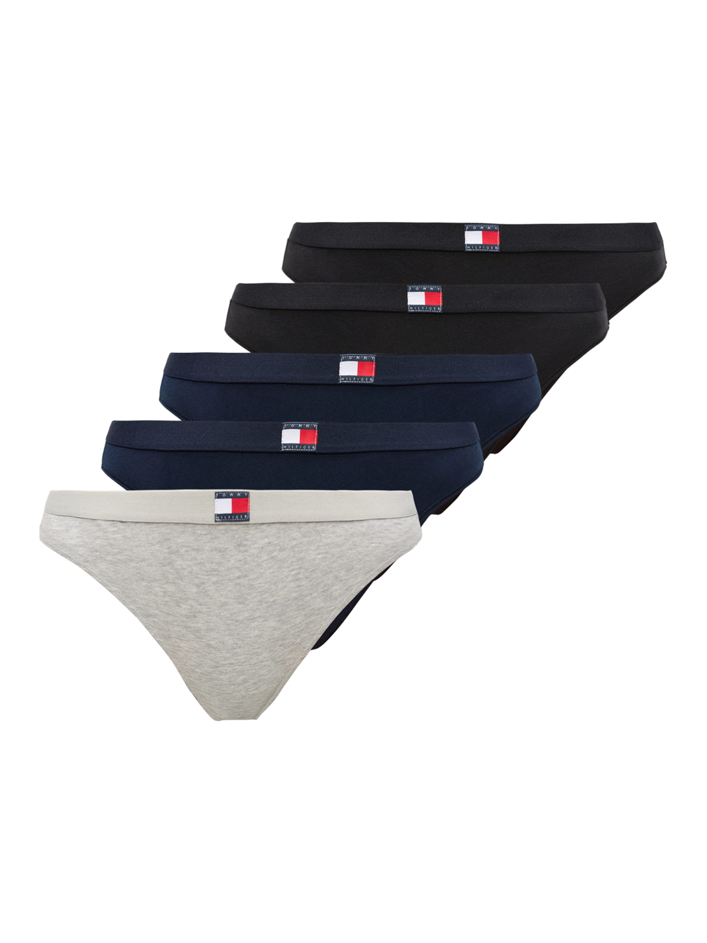 Tommy Hilfiger Underwear Thong in Blue: front