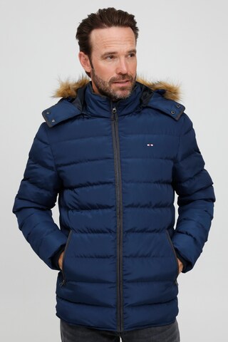 FQ1924 Winter Jacket 'AKSEL' in Blue: front
