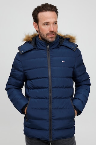 FQ1924 Steppjacke 'AKSEL' in Blau: predná strana