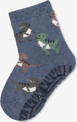 STERNTALER Socks 'Dinos' in Blue: front