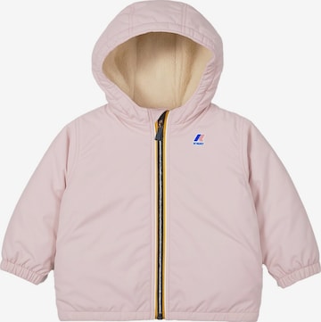 K Way Winterjas in Roze: voorkant
