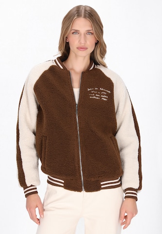 DreiMaster Vintage Between-season jacket in Brown: front