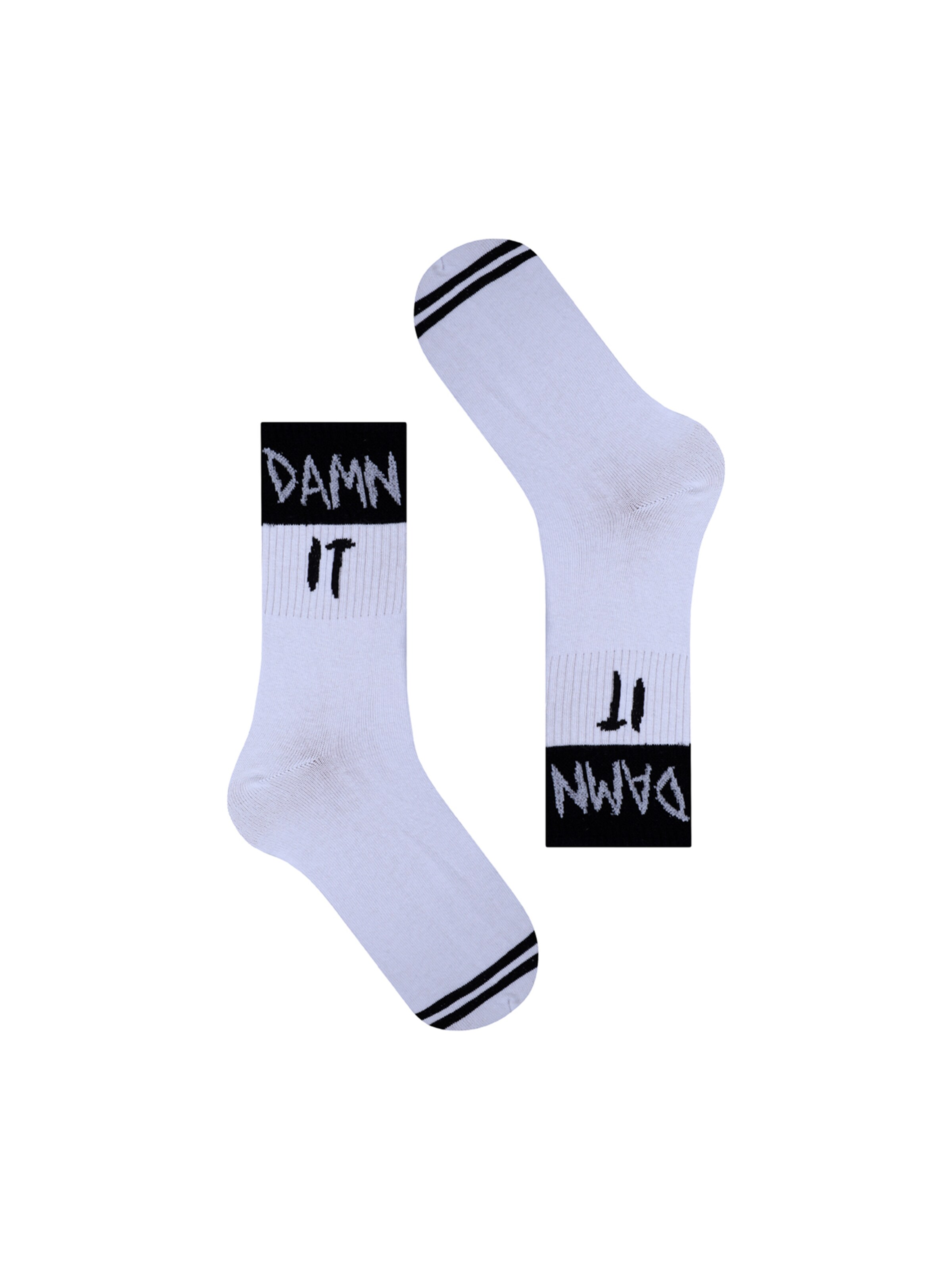 Crea Socks Socks 'Kreuz' in White